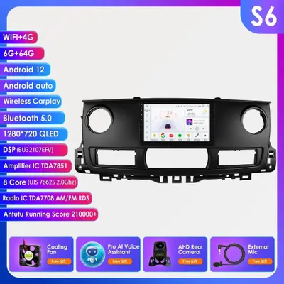 Image de Autoradio 2DIN pour Renault Master - Lecteur multimédia - GPS intégré - Compatible CarPlay et Android Auto