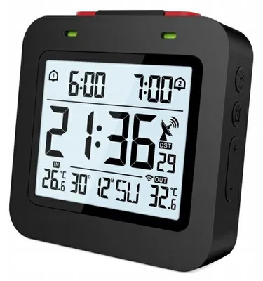 TERDENS Elektronisches Thermometer TERDENS Elektronisches Innen- und Außenthermometer Ring Ring
