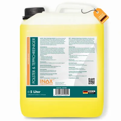Produktbild von INOX® 5L Polster- & Teppichreiniger Konzentrat – Kraftvolle Tiefenreinigung für Textilien