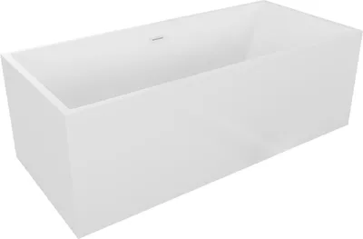 Image de Baignoire à poser Mexen Vigo 178,5 x 80 cm, blanche, trop-plein blanc - 51251788000-20