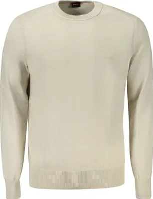 Produktbild von BOSS Orange Asac-c Pullover dunkelblau einfarbig Baumwolle