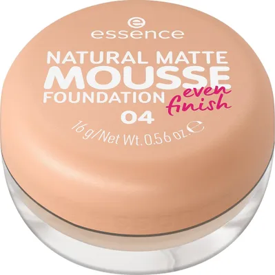 Zdjęcie produktu dla Essence Natural Matte Mousse Foundation Podklad do twarzy w musie 04, 16 g