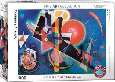 Image de Eurographics Puzzle Dans le bleu de Vassily Kandinsky, 1000 pièces, 68 x 48 cm, 6000-1897