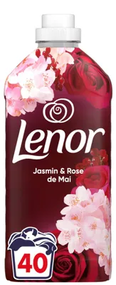 Produktbild von 12x Lenor Weichspüler – 40 sc 840 ml – Wellness-Kollektion – Jasmin & Maiglöckchen