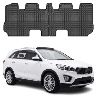 Image de 2014-2020 Tapis de sol Kia Sorento TPE noir 2 pcs, Image générée par une IA