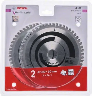 Produktbild von Bosch 2x Multi Material 190x30x2.4/1.8x54T