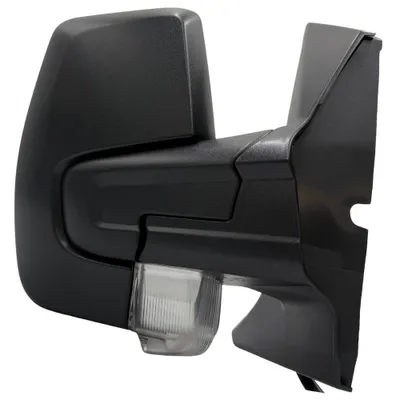 Obrázok produktu pre BILMAX vonkajšie zrkadlo pre Ford Transit / Tourneo Custom V362, modelové roky 2012-2017, s vyhrievaním, elektrickým ovládaním, smerovkami, čierna farba, 6-pinové pripojenie, pravá strana (strana spolujazdca)