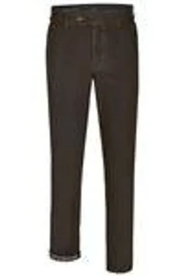 Produktbild von aubi Perfect Fit Herren Winter Jeans Hose Thermo Stretch Modell 926 braun Größe 56