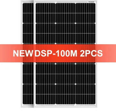 Zdjęcie produktu dla Panel słoneczny, krzem monokrystaliczny, maksymalna moc 100 W, 18 V 200 W