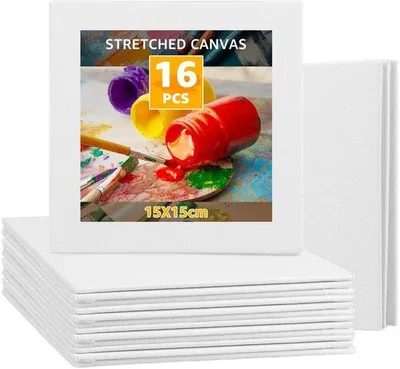Immagine prodotto di Set di piccole tele per pittura, 15x15 cm