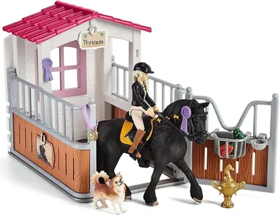 Immagine prodotto di Schleich 42437 - Scatola per cavalli con Horse Club Tori & Princess - Horse Club