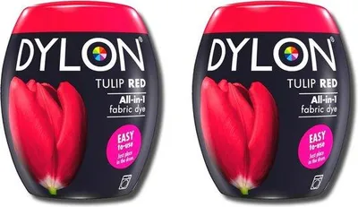Productafbeelding van Famanu textielverf, kleur: tulpenrood - 350 gram, verpakt per 2