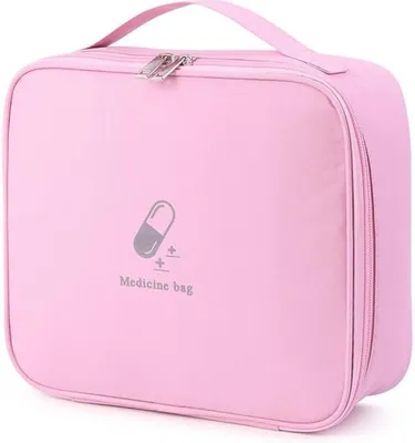 Produktbild von Payato Notfalltasche groß - Tragbarer Erste-Hilfe-Organizer Für Medizin, Pink