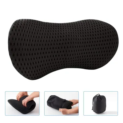 Produktbild von Lumbalkissen Lendenstützkissen Memory Foam Bürostuhl AutositzRückenstützkissen