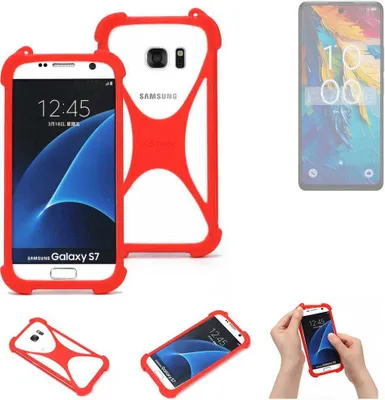 Produktbild von K-S-Trade Handy-Hülle kompatibel mit TCL 50 NXTPAPER 5G Schutz-Hülle Bumper Silikon Schutz Hülle Cover Case Silikoncase Silikonbumper TPU Softcase
