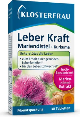 Productafbeelding van Klosterfrau Lever Support Mariendistel & Kurkuma (30 tabletten)