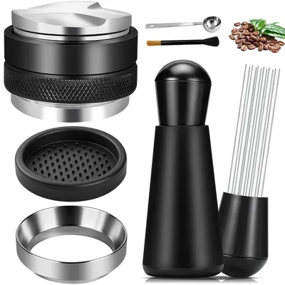 Obrázek produktu pro Omgoods – Sada pro přípravu espressa, obsahující tamper (pěchovadlo) a dávkovač kávy