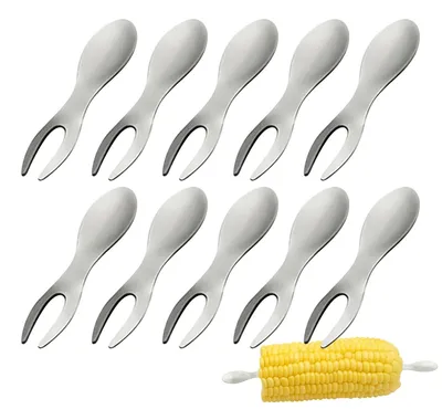 Productafbeelding van Maïskolfhouders voor BBQ, Set van 10 Stuks