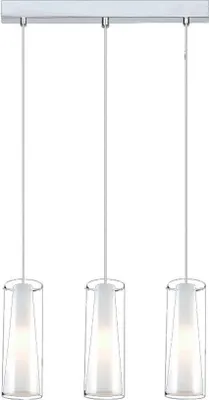 Imagen del producto de Italux PND-2424-1L-WH, lámpara colgante Palermo, diámetro 320 mm, 1 bombilla de 40W, casquillo E27, color blanco