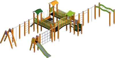 Productafbeelding van Kinderspeelplaats, avonturenspeelplaats, recreatiegebied, speelruimte, familiepark