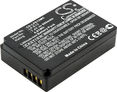 Immagine prodotto di TECHTEK Batteria compatibile con [Canon] EOS 100D, EOS Kiss X7, EOS M, EOS M2, EOS SL1, EOS-M, EOS-M10, EOS-M100, EOS-M2, EOS-M50, OS-M, PowerShot SX