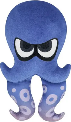 Produktbild von Splatoon Octopus Plüschtier Kuscheltier Stofftier 23cm Inkling blau Nintendo