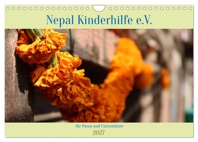 Produktbild von Kalender 2027 der Nepal Kinderhilfe e.V. (Wandkalender 2027 DIN A4 quer), CALVENDO Monatskalender