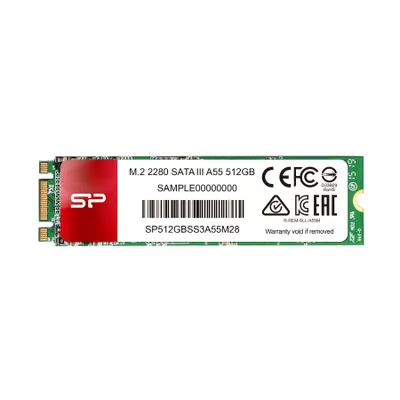Produktbild von Silicon Power SSD 512GB M.2 2280 mSATA A55 3D Nand TLC