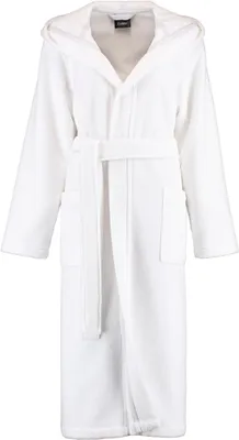 Produktbild von Cawö Damen-Kapuzen-Bademantel 825 Farbe weiß Größe 32/34