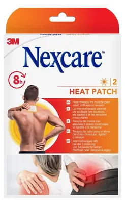 Produktbild von Nexcare™ Wärmepflaster, 9,5 cm × 13 cm, 2/Pack | Packung (2 Stück)