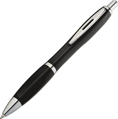 Produktbild von 25x Kugelschreiber / mit Metallclip / Farbe: schwarz
