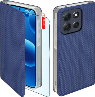 Zdjęcie produktu dla Etui z klapką do Motorola G86 | G86 Power Zamykane Futerał +Szkło 9H