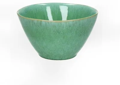 Obrázok produktu pre Pomax Treille, miska na raňajky, keramika, zelená, priemer 15 cm, výška 8,5 cm