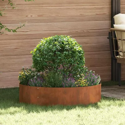 Produktbild von Langlebig Gartenblumentopf Braun 80 x 80 x 20 cm Cortenstahl - Beete Octo2365062 1parcel