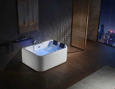 Produktbild von Whirlpool Massagedüsen Badewanne Doppelte Wanne Eckbadewanne Wanne 2 Personen