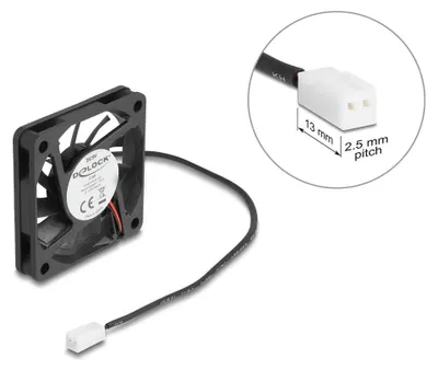 Obrázek produktu pro DeLOCK 67288, Ventilátor, 6 cm, 0,38 m³/h, Černá