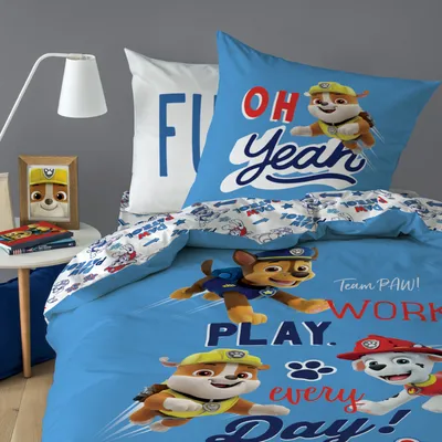 Produktbild von Paw Patrol Bettwäsche 135 x 200  80 x 80 cm 100% Baumwolle