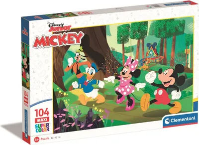 Produktbild von Clementoni Puzzle - Disney Mickey Mouse und Freunde - 104 Teile - Maxi Kinderpuzzle aus Karton