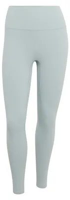 Zdjęcie produktu dla Spodnie legginsy damskie adidas All Me Rib 7/8, kolor Wonder Sage, rozmiar XL