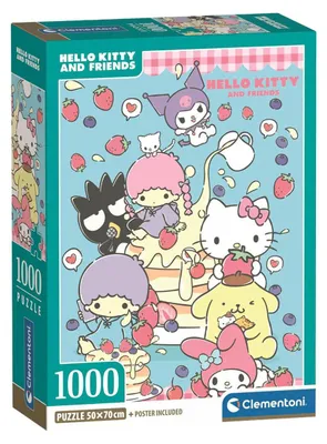 Image de Puzzle Clementoni Hello Kitty - 1000 pièces.