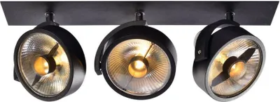 Produktbild von SLV Kalu Einbauleuchte 3 Spots Schwarz 3xES111 max. 3x50W