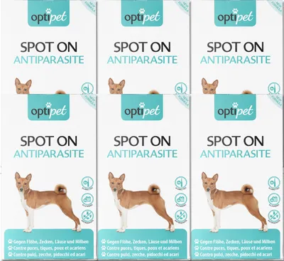 Produktbild von OptiPet 36x Spot On für Hunde, Spot on Hund, Spot on, Spot on Flöhe Hund, Zeckenschutz Hund