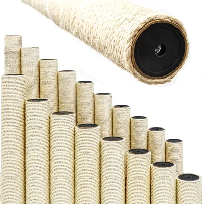 Produktbild von 60 cm Sisalstamm für Kratzbaum Ersatzstamm M10 - Ø 7,1 cm Sisalsäule Kratzstamm