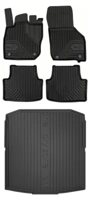 Immagine prodotto di Tappetini 3D TPE + baule DryZone per Skoda Octavia IV 2019- 5 pezzi