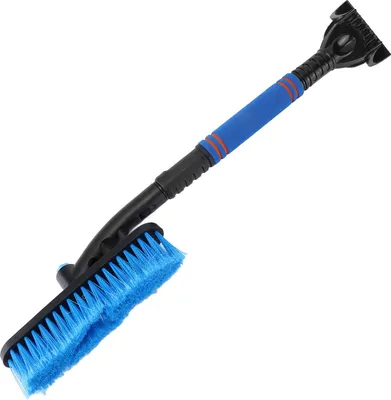 Produktbild von Auto-Schneebürste, Eiskratzer, 2-in-1, multifunktional, 55–70 cm, ausziehbar, abnehmbar, Blau für SUV-LKW