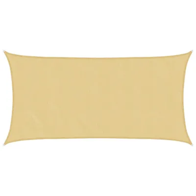Image de Voile d'ombrage sable 4x2 m 100 % polyester oxford