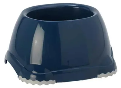Productafbeelding van Moderna Smarty, voerbak voor honden, 650 ml, 14x10,5 cm, blauw. Blauw, één maat