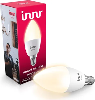 Immagine prodotto di Innr Zigbee E14 LED, compatibile con Philips Hue*, lampada intelligente bianco caldo dimmerabile