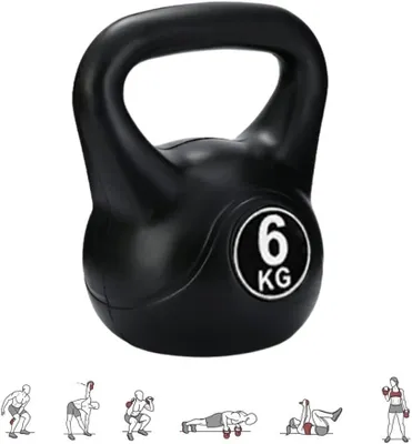 Produktbild von Kettlebell, 12 kg, mit ergonomischem Griff