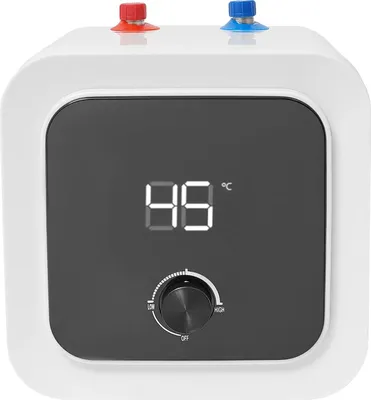 Obrázek produktu pro Ohřívač vody, kompaktní design, nastavitelná regulace teploty, BÍLÝ